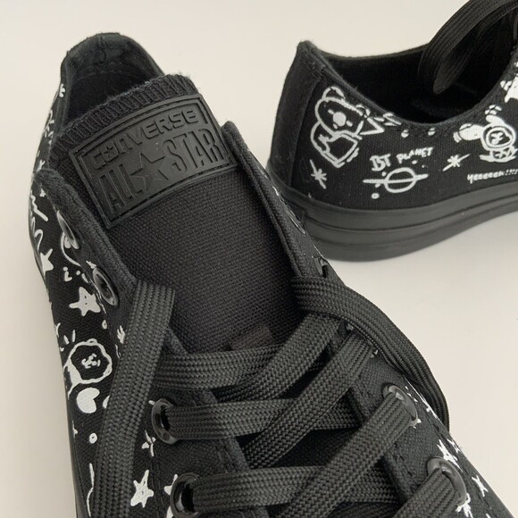 Converse Chuck Taylor Low Top Sneakers Limited Edition Black 10.5 - Picture 10 of 12